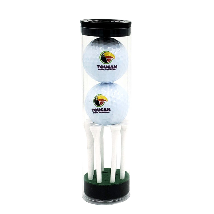 2-Ball Tube with Tees**