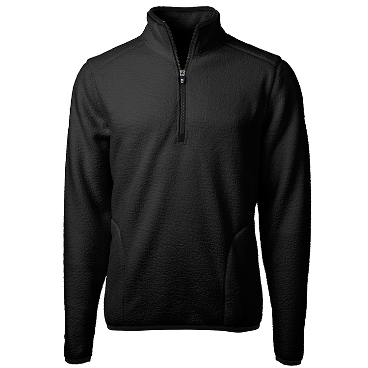 Cutter and Buck Cascade Eco Sherpa Fleece Quarter Zip Jacket