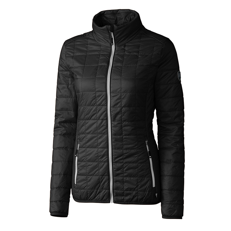 Cutter and Buck Ladies Rainier PrimaLoft® Eco Insulated Full Zip Puffer Jacket