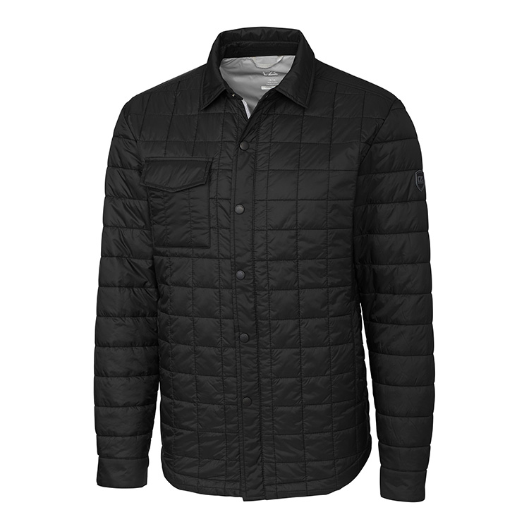 Cutter and Buck Rainier PrimaLoft® Eco Insulated Quilted Shirt Jacket