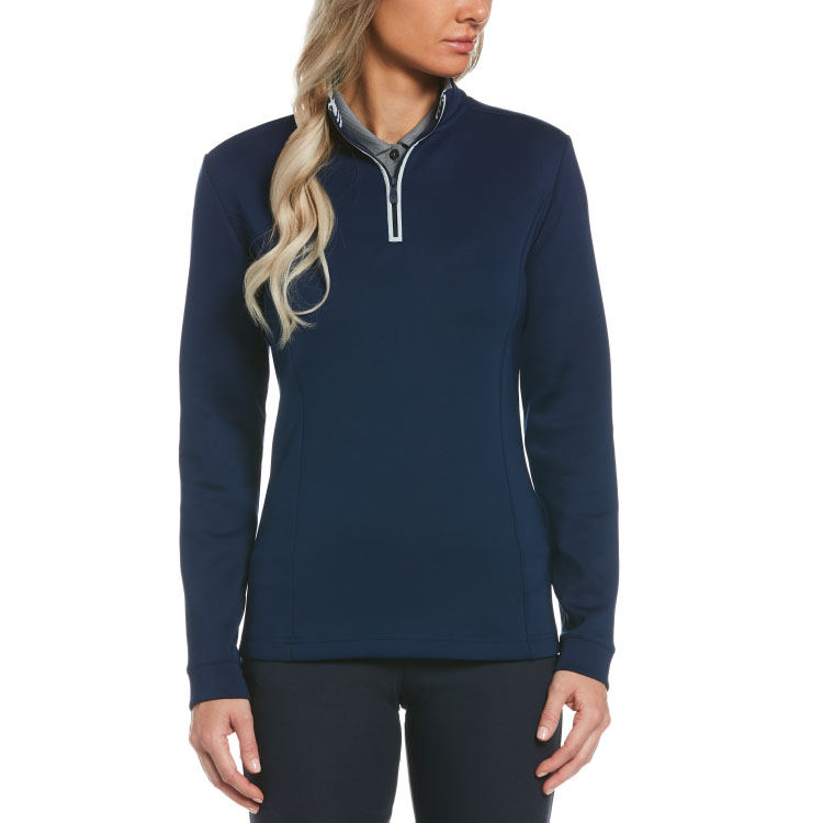 Original Penguin Ladies Clubhouse Mock Pullover**