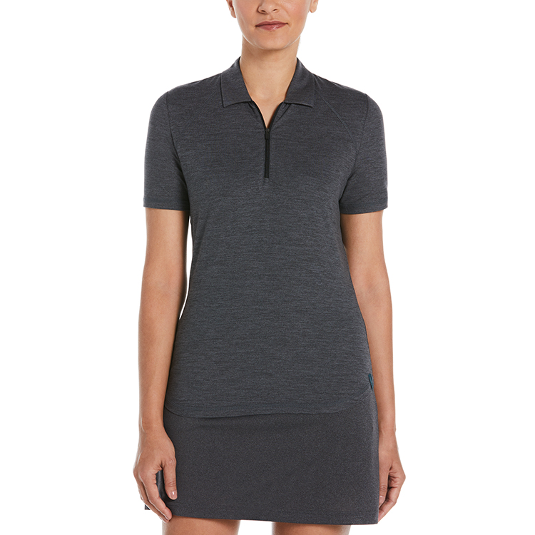 Perry Ellis Ladies Double Knit Polo**