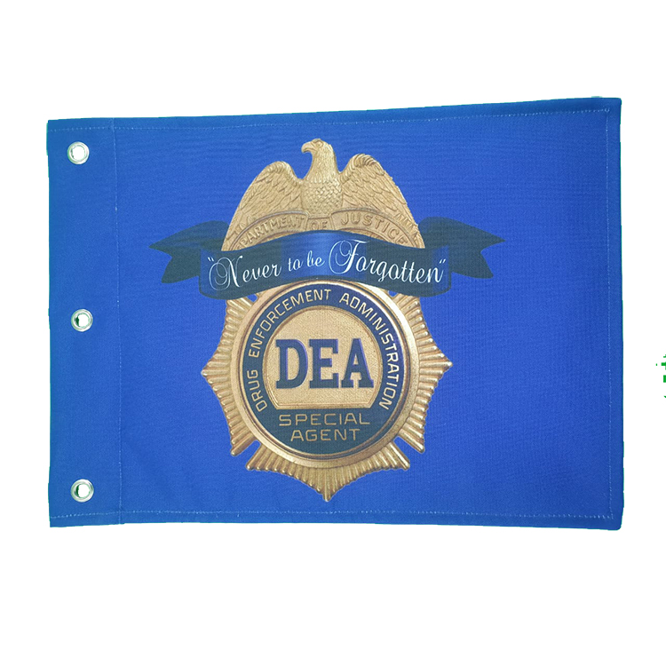 Sublimated Pin Flag with Grommets*