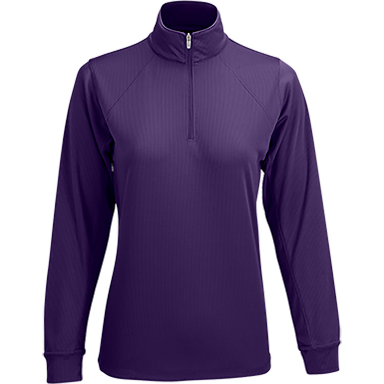 Vansport Ladies Mesh 1/4-Zip Tech Pullover