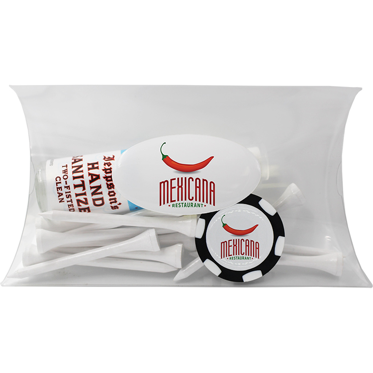Resin Domed Poker Chip Hand Sanitizer Pillow Pack**
