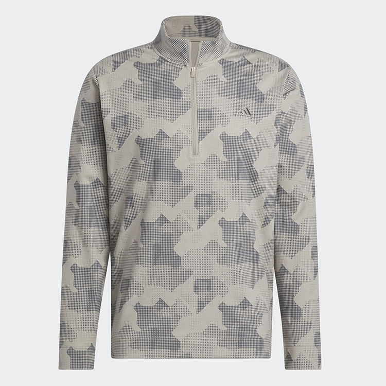 adidas Go-To Printed Quarter Zip Pullover**