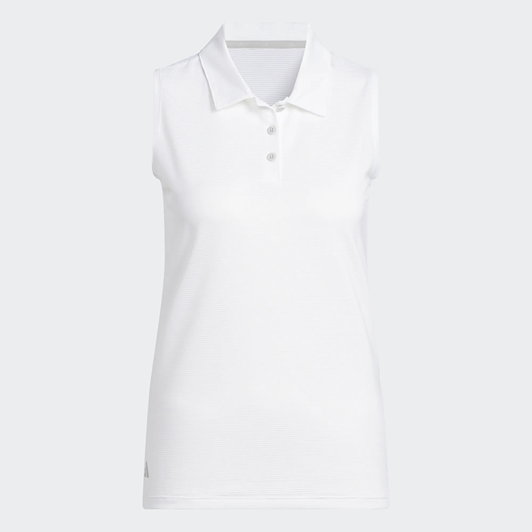 adidas Ladies Solid Ottoman Polo**