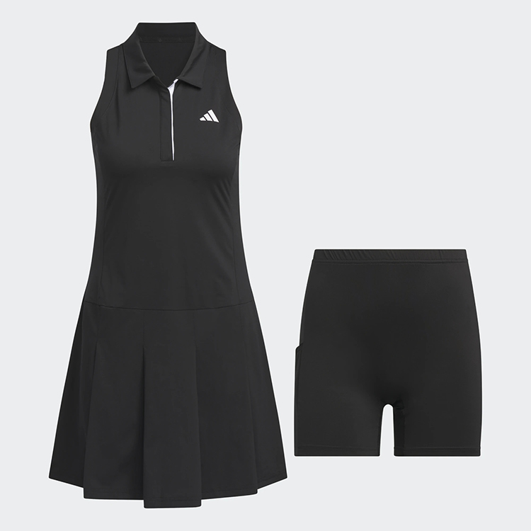 adidas Ladies Ultimate365 Tour Pleated Dress**