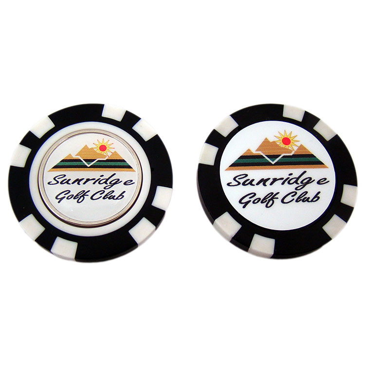 Plastic Poker Chip (Removable Ball Marker)*