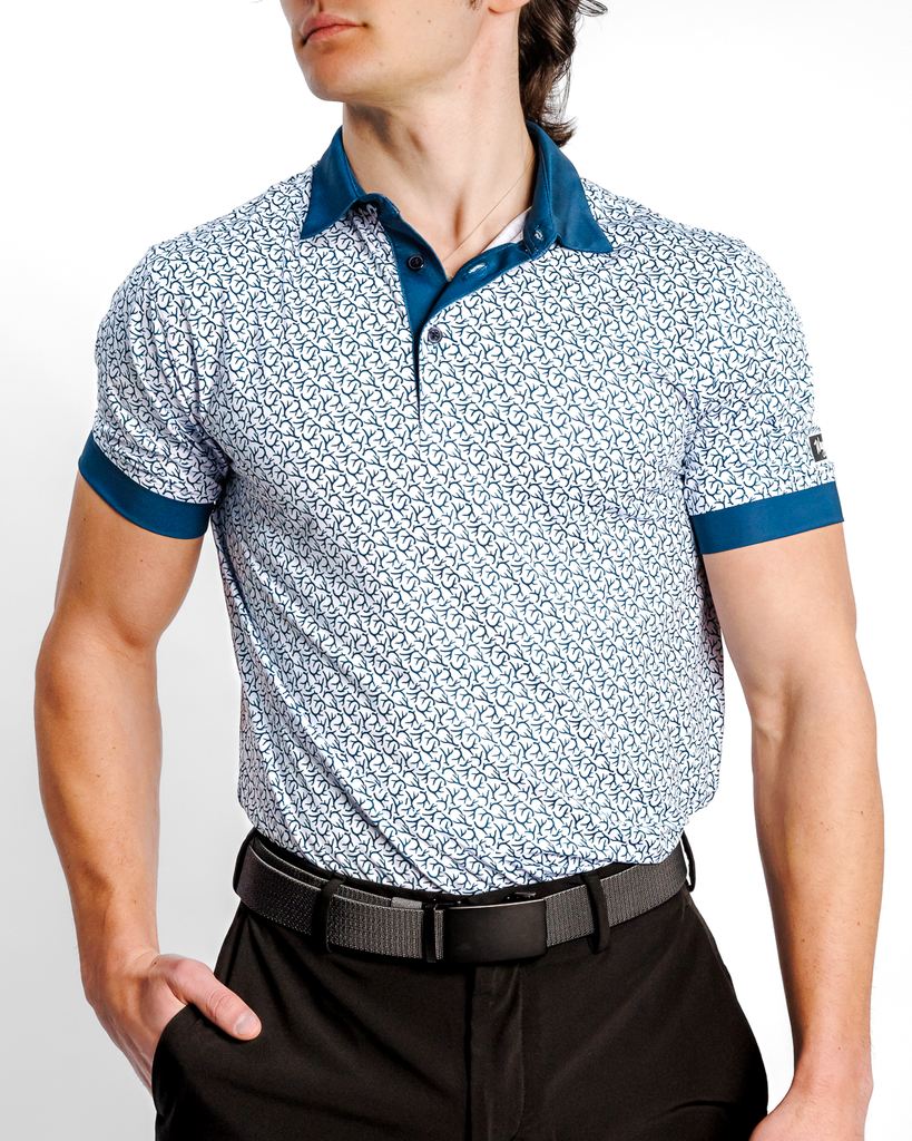 Waggle Rolling Stag Men's Polo