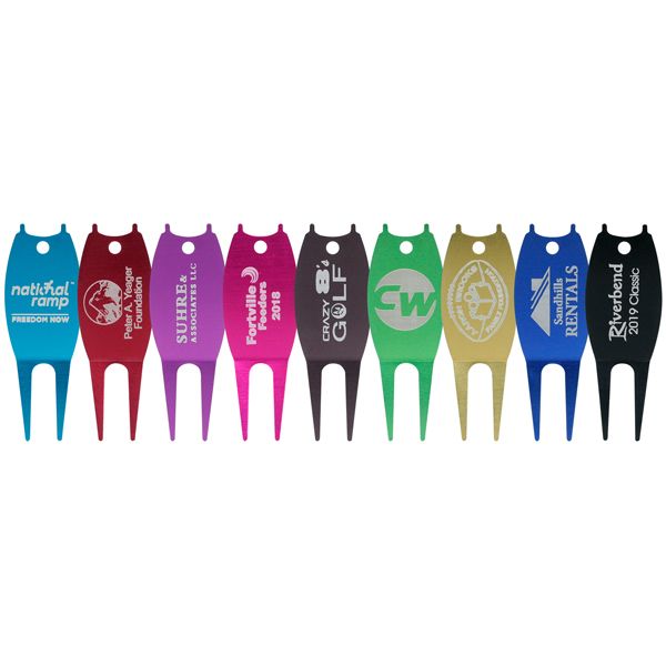 Engraved Aluminum Divot Tool