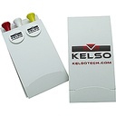 Golf Tee Matchbook (3) 3 1/4" tees, 2 markers