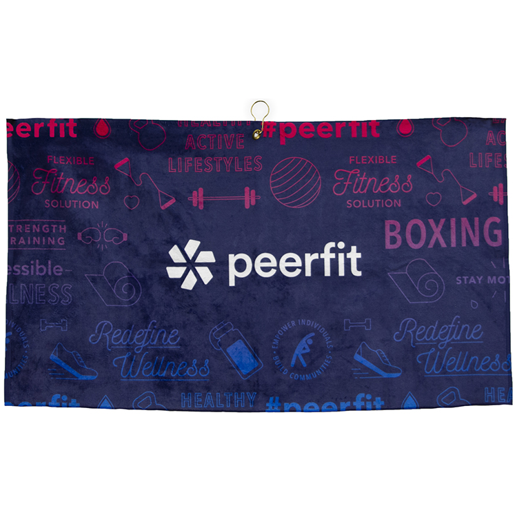 Oversized Subli Plush Golf Towel (24"x42")*