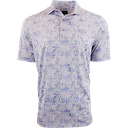 Greg Norman Crosshatch Palm ML75 Stretch Polo*