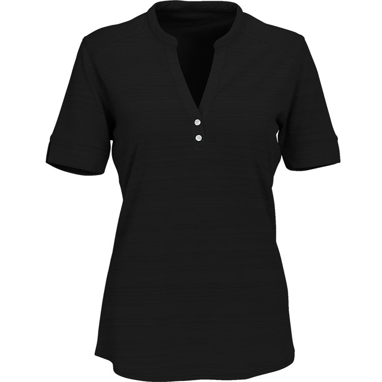 Vansport Ladies Strata Textured Henley