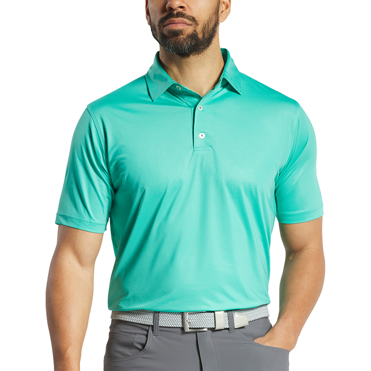 FootJoy Tonal Dot Print Lisle Polo