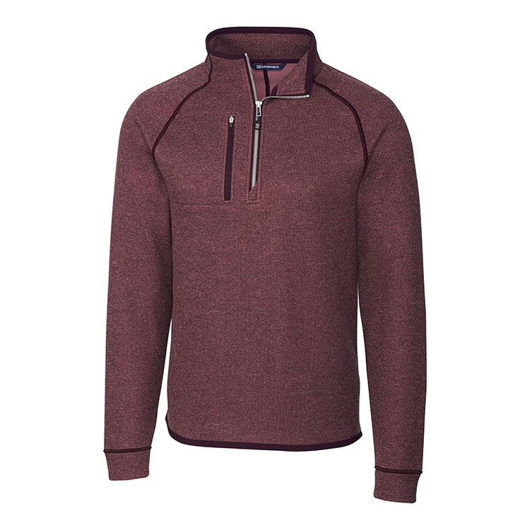 Cutter and Buck Mainsail Sweater-Knit Half Zip Pullover Jacket*