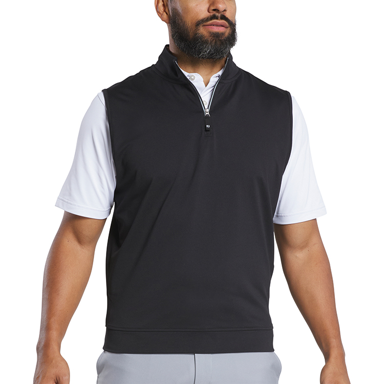 FootJoy Approach Quarter-Zip Pullover Vest (Gathered Waist)