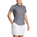 FootJoy Ladies Speckle Short Sleeve Print Shirt