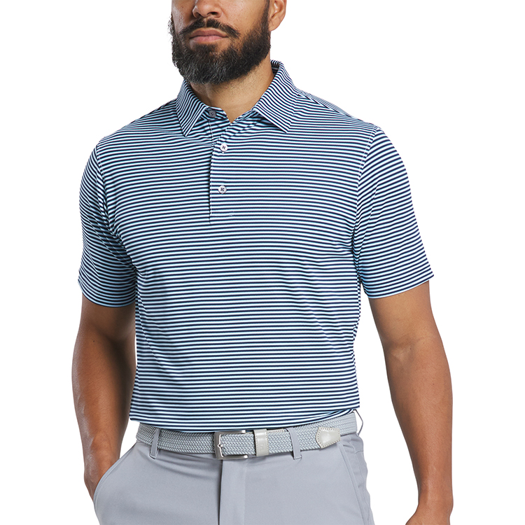 FootJoy MultiStripe Stretch Pique Polo - Athletic Fit