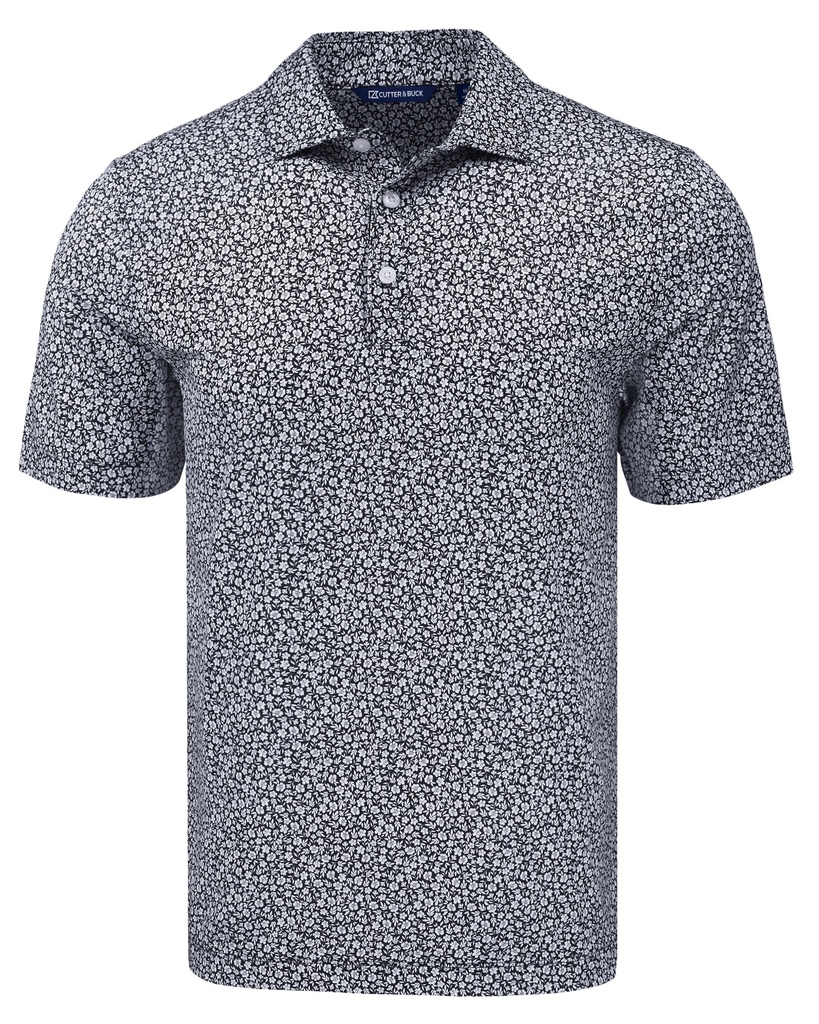 Cutter & Buck Pike Eco Flora Print Recycled Mens Polo