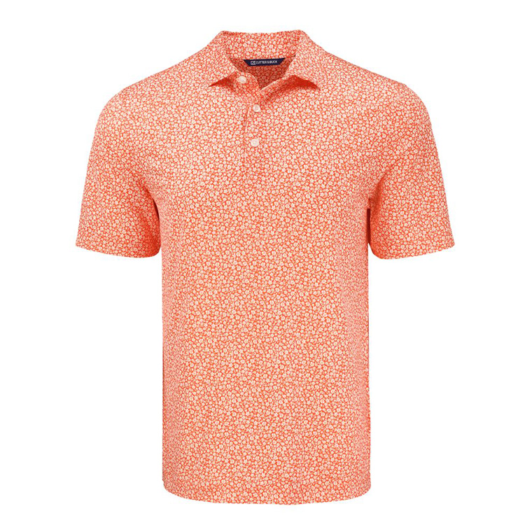 Cutter & Buck Pike Eco Flora Print Recycled Polo