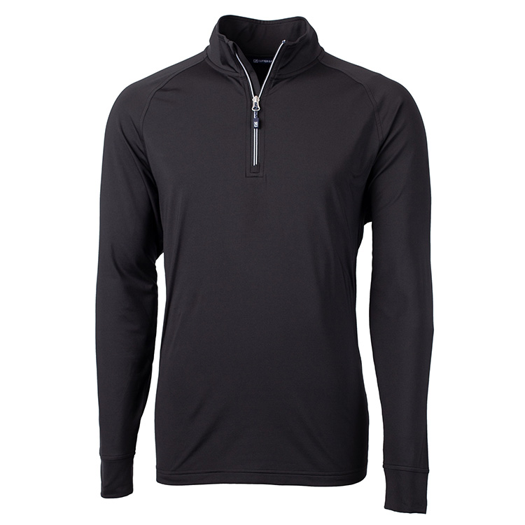 Cutter and Buck Adapt Eco Knit Stretch Recycled Quarter Zip Pullover- Men's Big and Tall-
