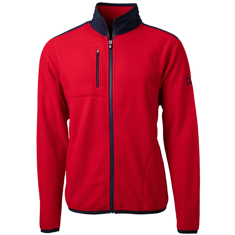 Cutter and Buck Cascade Eco Sherpa Fleece Jacket - Big and Tall