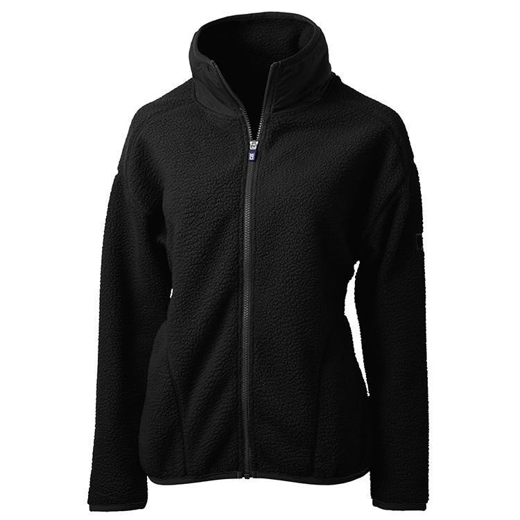 Cutter and Buck Ladies Cascade Eco Sherpa Fleece Jacket-