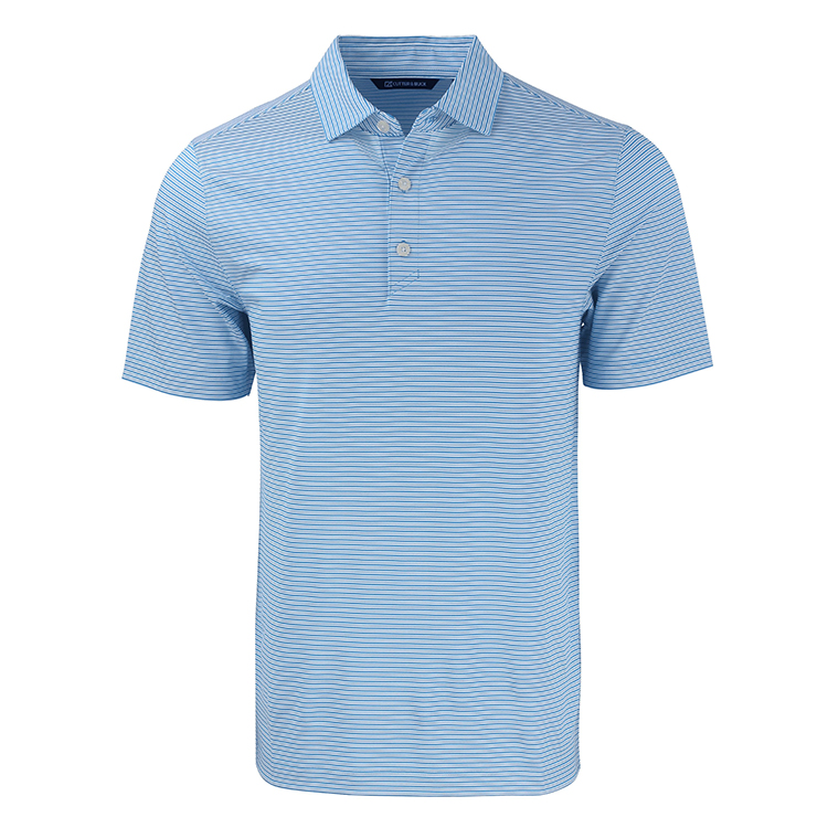 Cutter and Buck Forge Eco Double Stripe Stretch Recycled Polo - Big and Tall