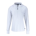 Cutter and Buck Ladies Daybreak Eco Recycled Half Zip Hoodie-