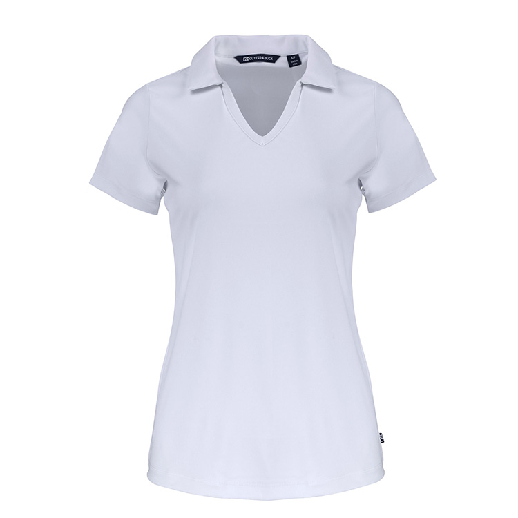 Cutter and Buck Ladies Daybreak Eco Recycled V-Neck Polo