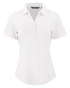 Cutter and Buck Ladies Forge Eco Stretch Recycled Short Sleeve Polo-