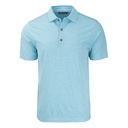 Cutter and Buck Forge Eco Heather Stripe Stretch Recycled Polo - Big and Tall