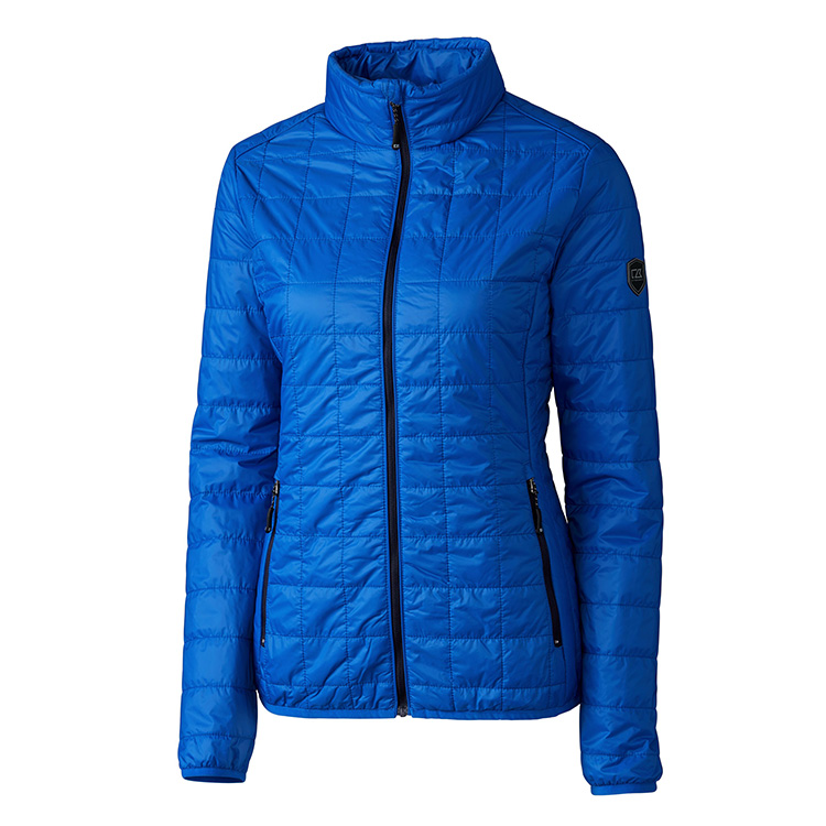Cutter and Buck Ladies Rainier PrimaLoft® Eco Insulated Full Zip Puffer Jacket