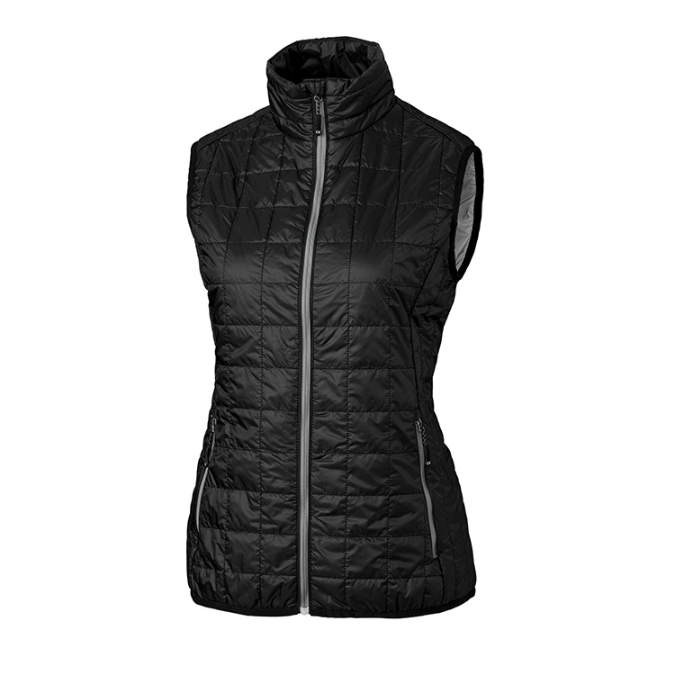 Cutter and Buck Ladies Rainier PrimaLoft® Eco Insulated Full Zip Puffer Vest