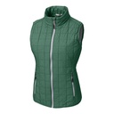 Cutter and Buck Ladies Rainier PrimaLoft® Eco Insulated Full Zip Puffer Vest