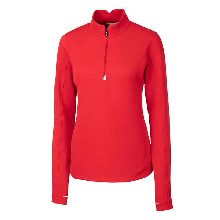 Cutter and Buck Ladies Traverse Stretch Quarter Zip Pullover