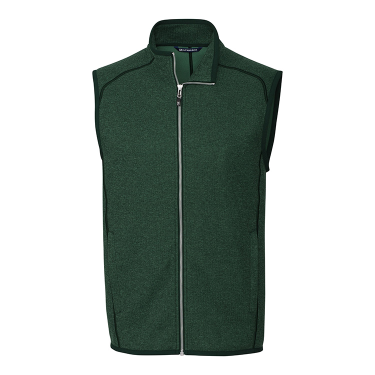Cutter and Buck Mainsail Sweater-Knit Full Zip Vest