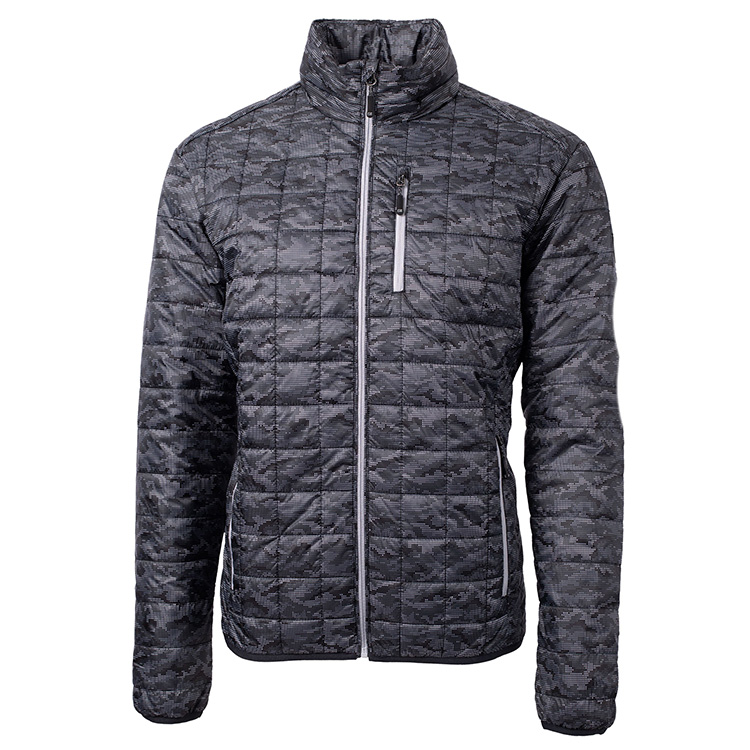 Cutter and Buck Rainier PrimaLoft® Eco Insulated Full Zip Printed Puffer Jacket