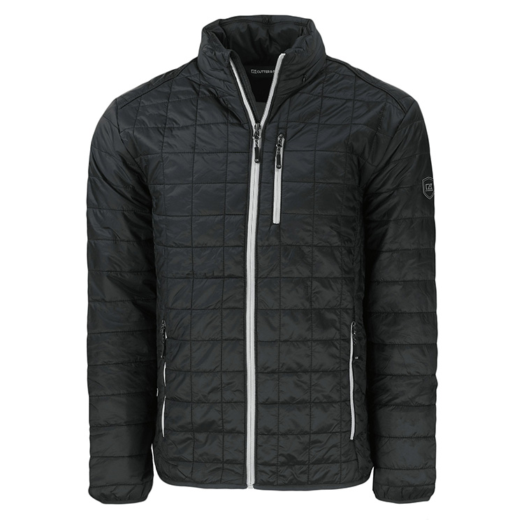 Cutter and Buck Rainier PrimaLoft® Eco Insulated Full Zip Puffer Jacket- Men's Big and Tall