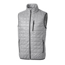 Cutter and Buck Rainier PrimaLoft® Eco Insulated Full Zip Puffer Vest- Men's Big and Tall