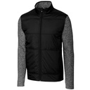Cutter and Buck Stealth Hybrid Quilted Full Zip Windbreaker Jacket