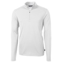 Cutter and Buck Virtue Eco Pique Recycled Quarter Zip Pullover- Big and Tall