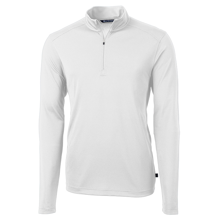 Cutter and Buck Virtue Eco Pique Recycled Quarter Zip Pullover
