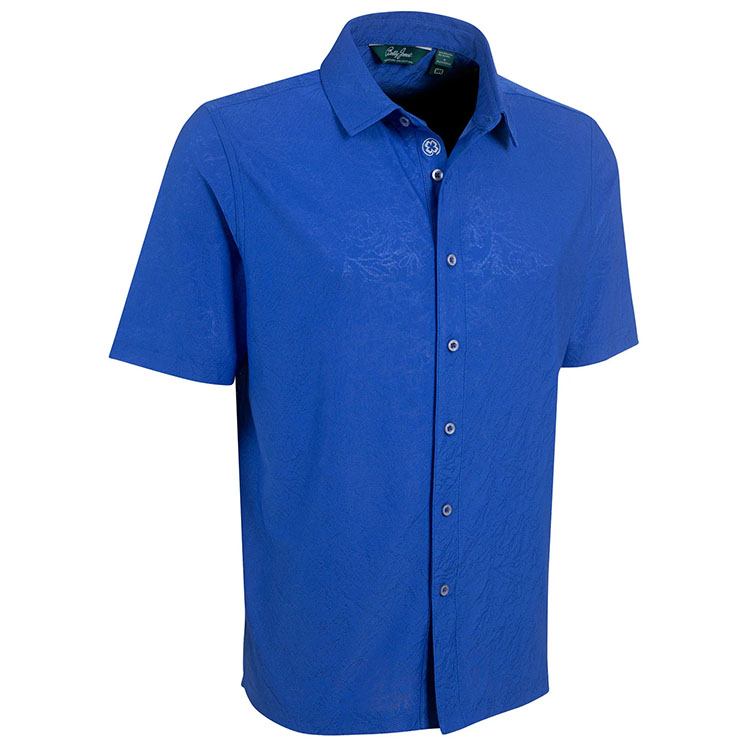 Bobby Jones Performance Magnolia Jacquard Short Sleeve Shirt