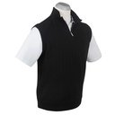 Bobby Jones Signature Merino Lined 1/4 Zip Mock Neck Wind Vest
