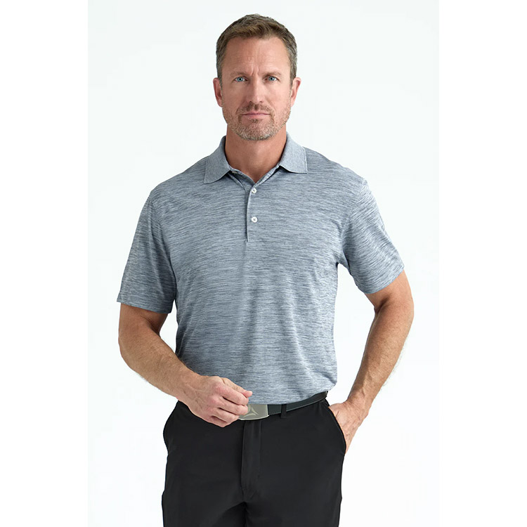 Bermuda Sands Steam Striated Short Sleeve Polo
