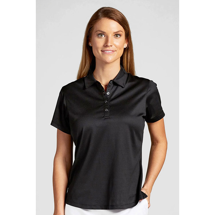 Bermuda Sands Ladies Charlee Solid Short Sleeve Polo
