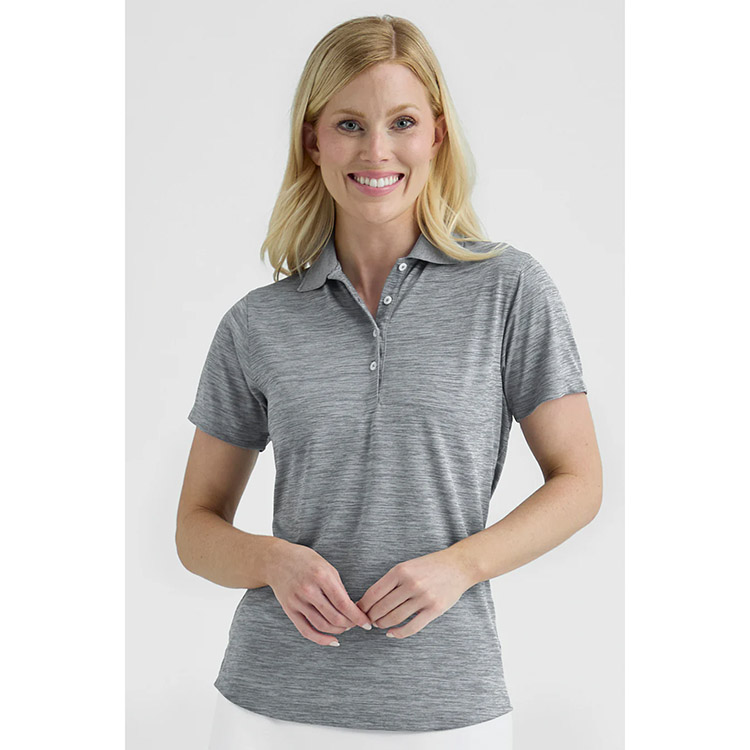 Bermuda Sands Ladies Steam Striated Short Sleeve Polo
